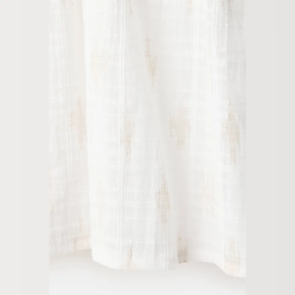 Mango Teen blouse met smockwerk wit, foto 5