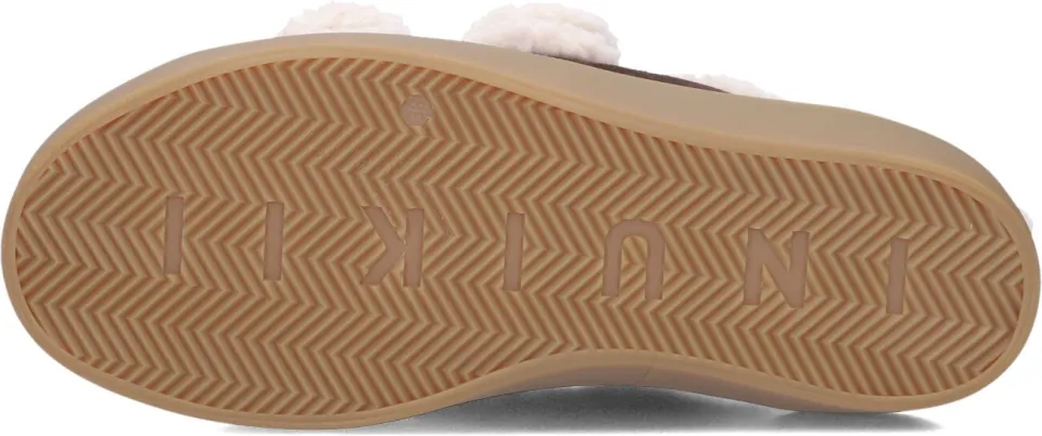Inuikii Dames Instappers Shearling Low Velcro - Bruin, foto 6