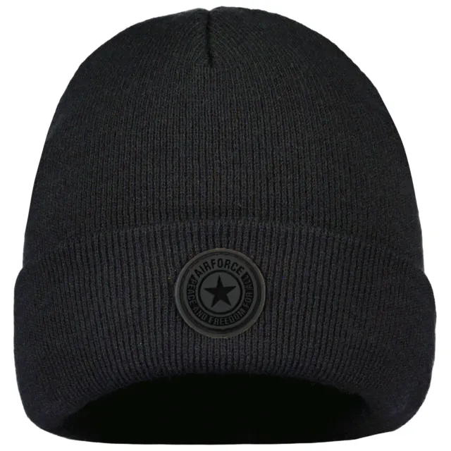 Airforce muts met logo donkerblauw, foto 2