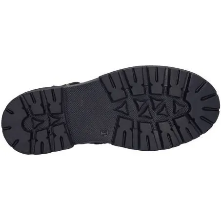 Braqeez chunky leren enkelboots - zwart, foto 7