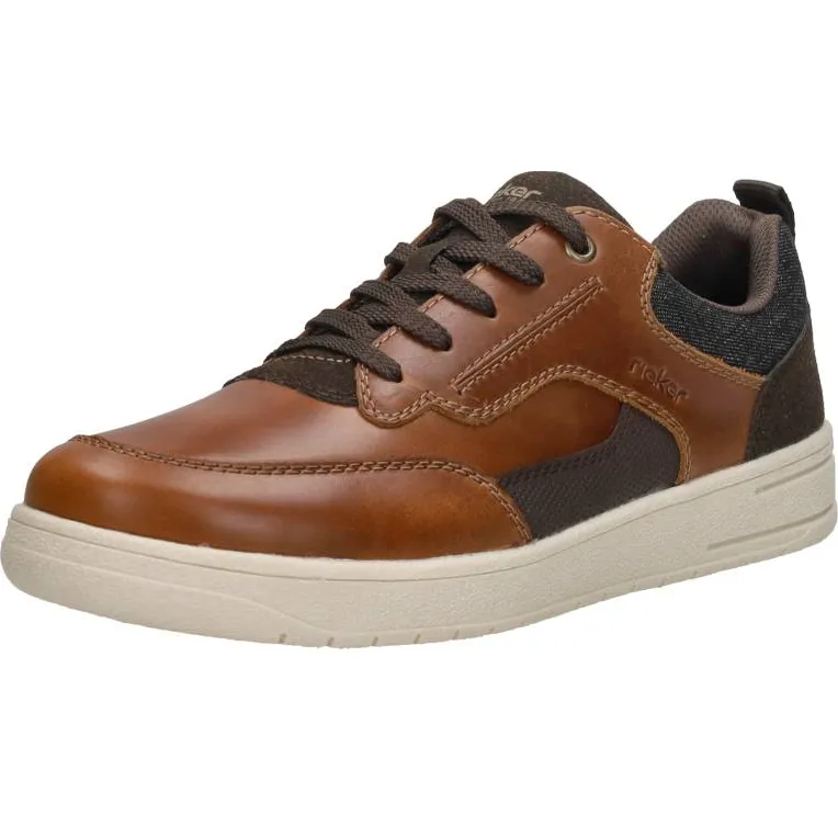 Rieker veterschoenen cognac, foto 3