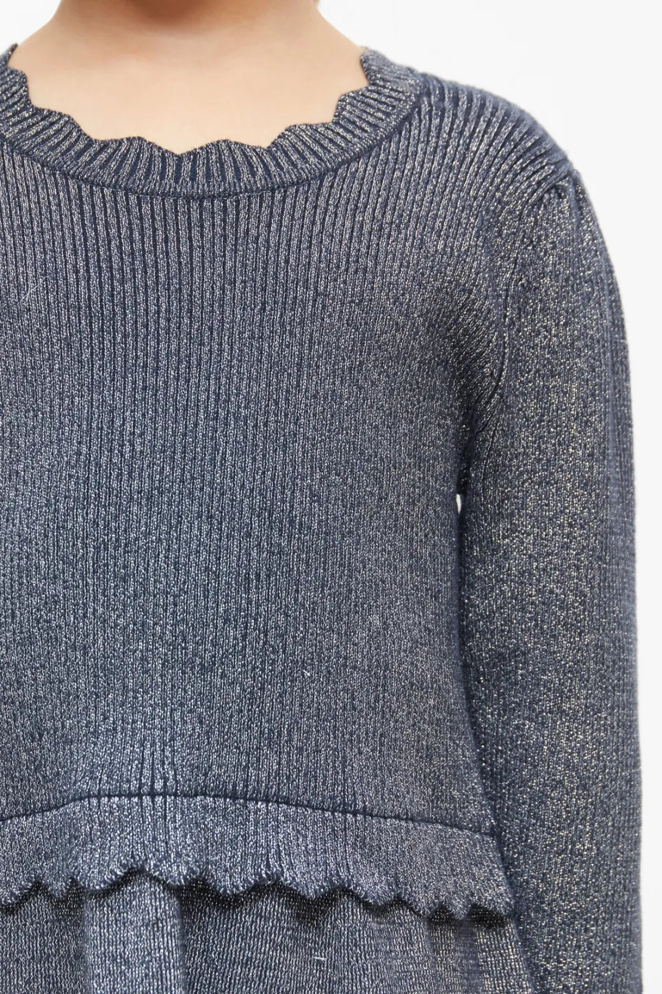 S.Oliver korte gebreide jurk donkerblauw, foto 7