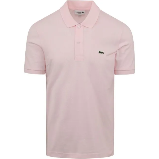 Lacoste poloshirt lichtroze