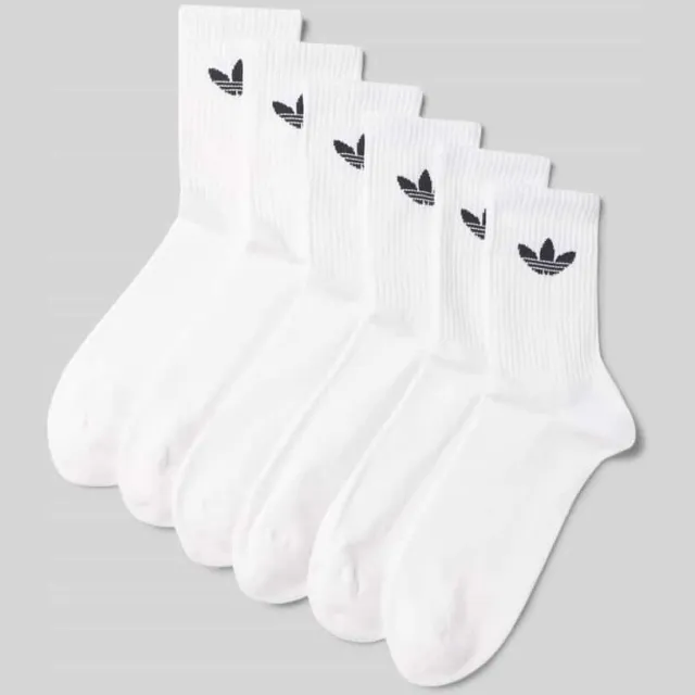 Adidas Trefoil Cushion sokken wit set van 6, foto 2