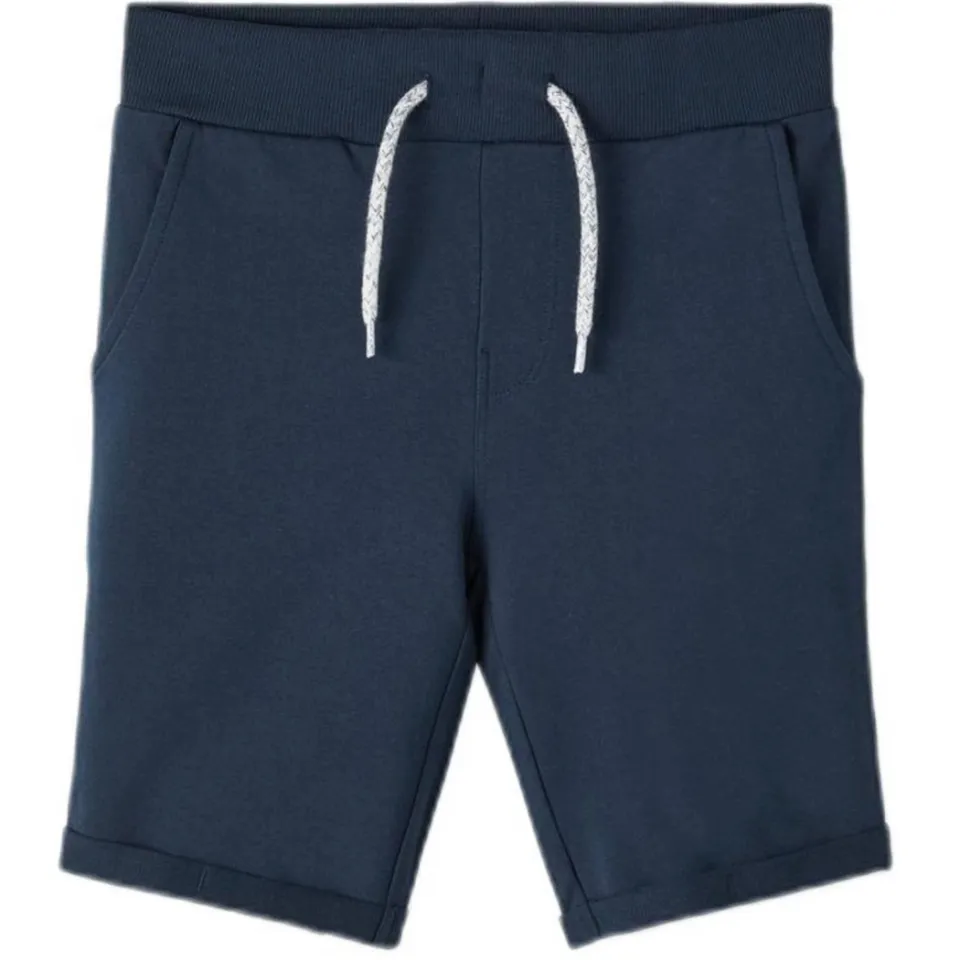 NAME IT Vermo sweatshort donkerblauw set van 2 grey melange-packed with dark sapphire, foto 4