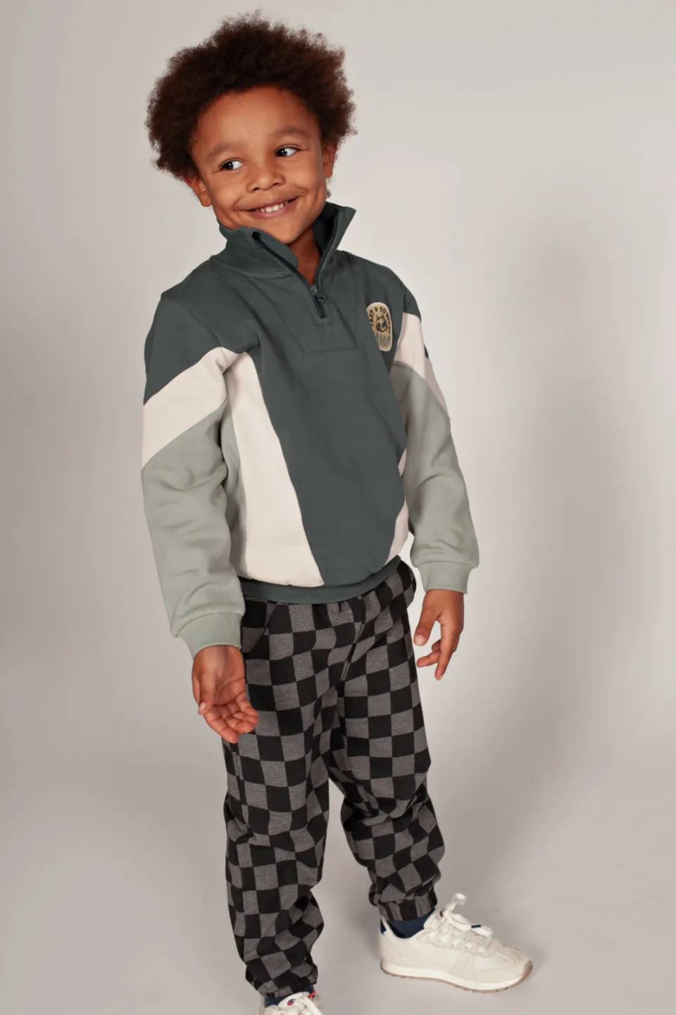 Sturdy geruite joggingbroek grijs, foto 6