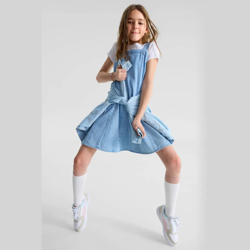 Levi's denim spijkerjurk lichtblauw Light blue denim