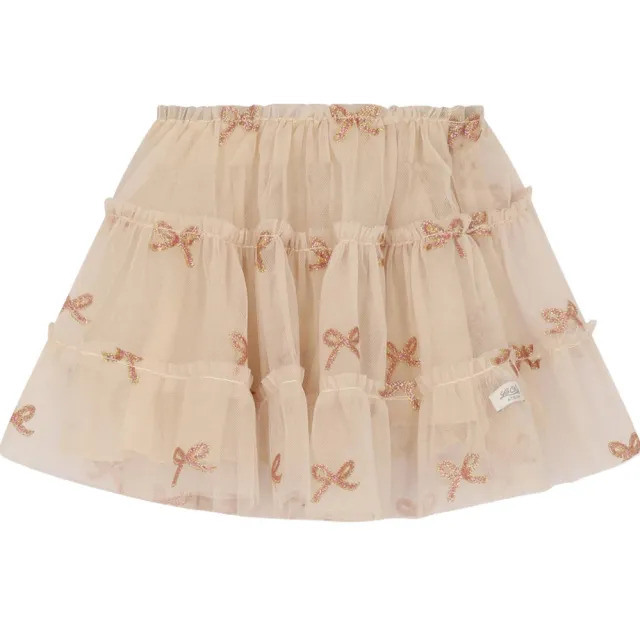 Le Chic tule rok met glitters en strikjesprint zand, foto 2