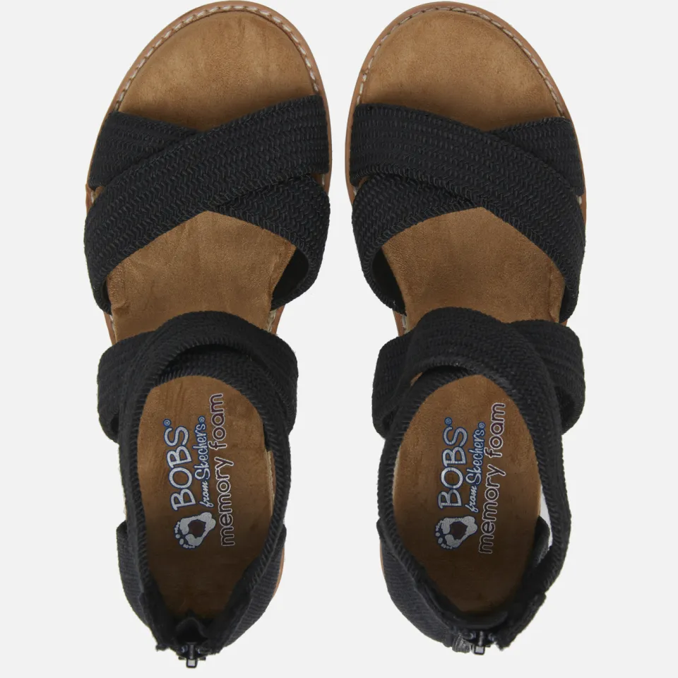 Skechers Bobs Desert Kiss sandalen zwart, foto 4