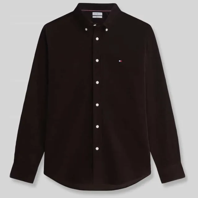 Tommy Hilfiger Regular fit vrijetijdsoverhemd van puur katoen bruin, foto 2