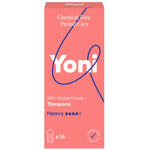 Yoni Biologisch Katoenen Tampons Heavy 16 stuks