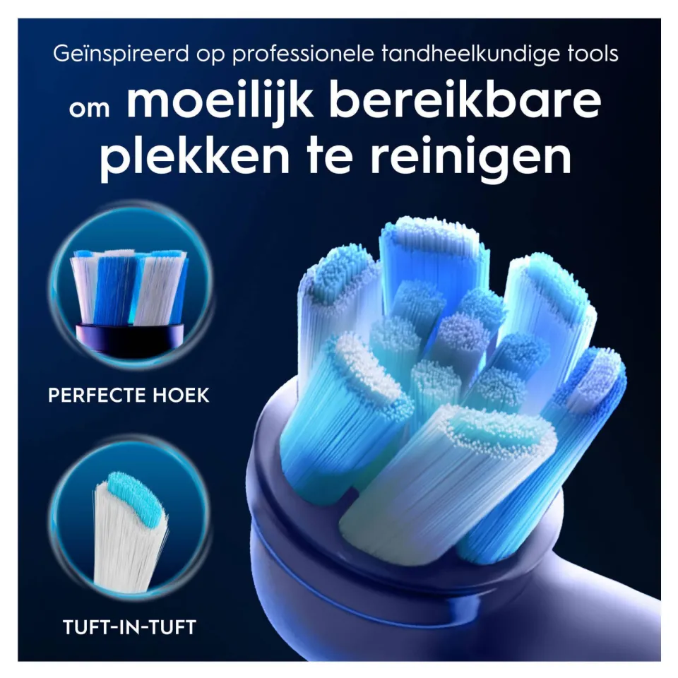 Oral-B iO Ultimate Clean opzetborstels - wit - 2 stuks, foto 7