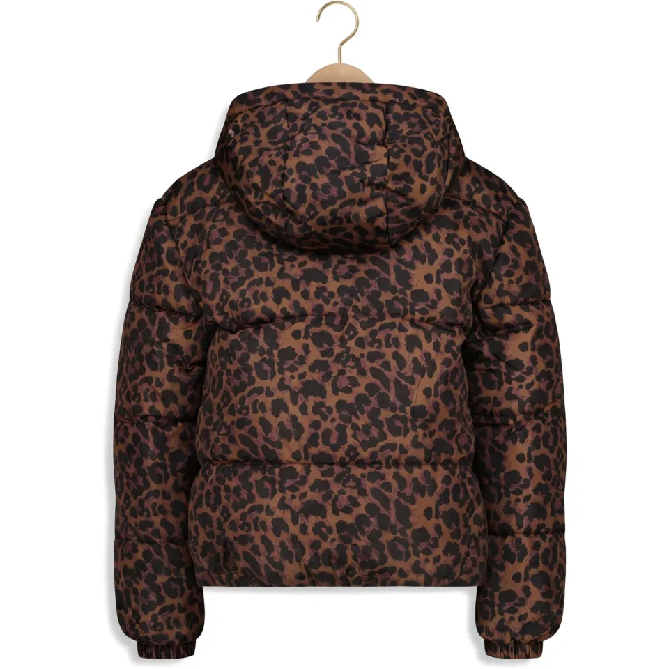 Vingino Tanice winterjas panterprint bruin, foto 4