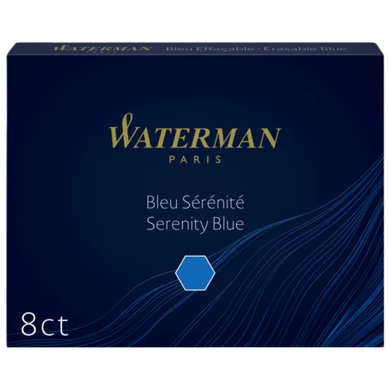 Waterman Inktpatroon waterman nr 23 lang blauw pak Stuks