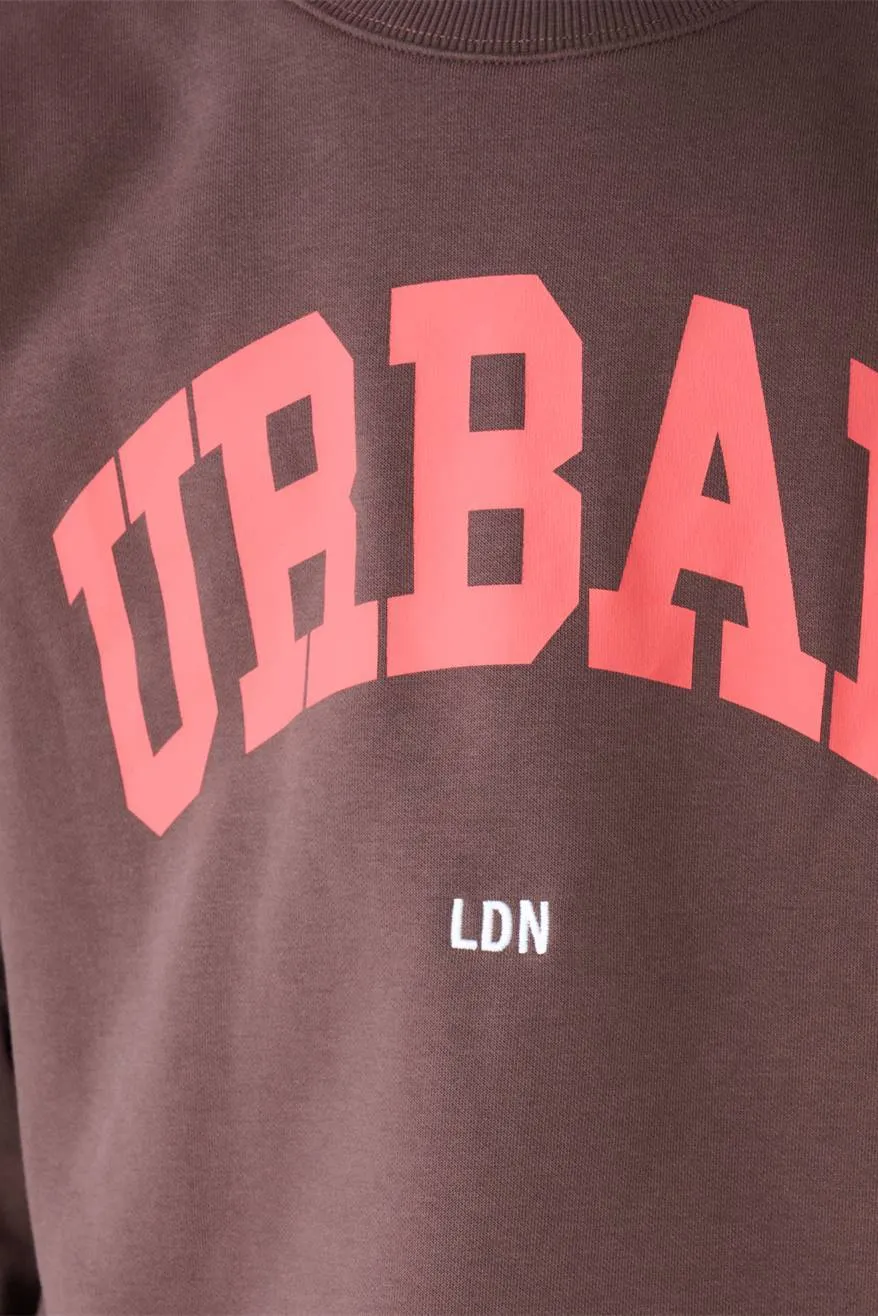 Shoeby sweater met tekst - bruin, foto 6