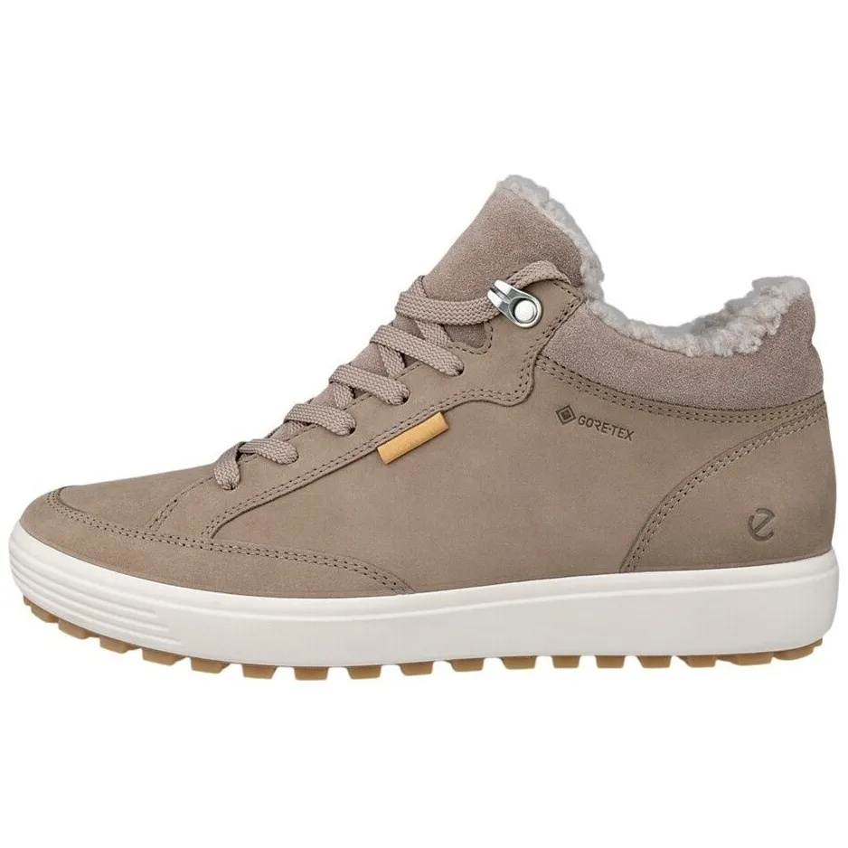 Ecco Soft 7 Tred veterboot taupe Bruin