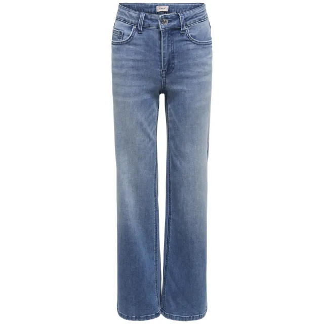Only KIDS ONLY GIRL wide leg jeans - mediumblauw Medium Blue Denim