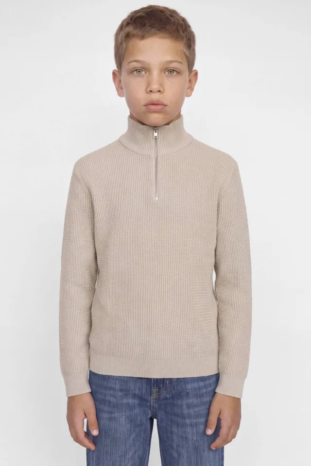 Jack & Jones JUNIOR gebreide trui - taupe