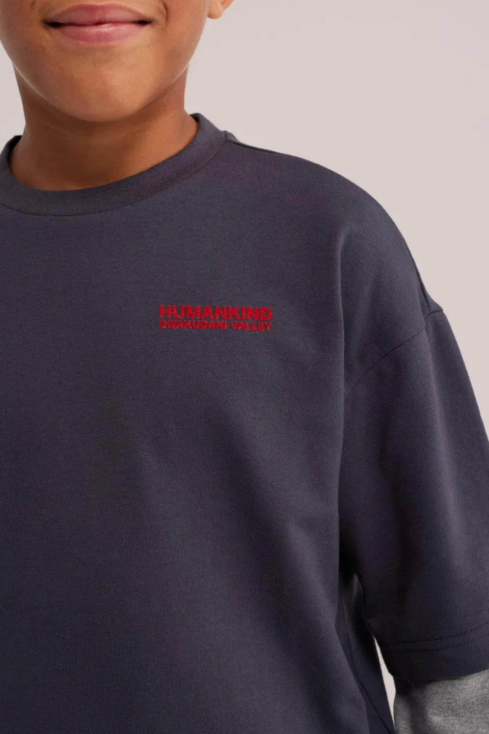 WE Fashion longsleeve met backprint grijs, foto 6