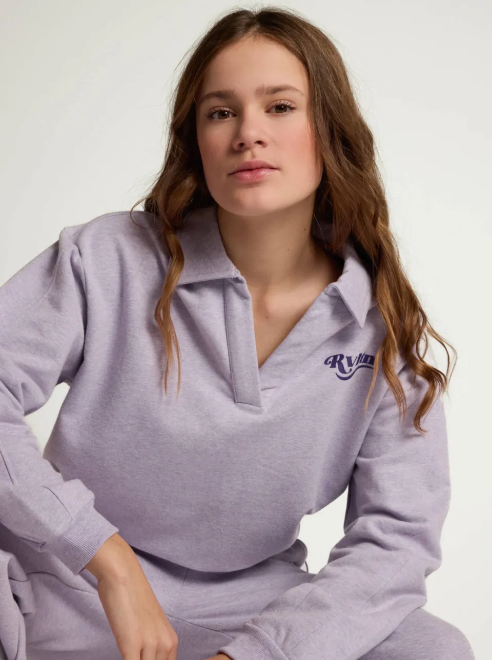 LOOXS 10sixteen boxy sweater met backprint - lila, foto 5