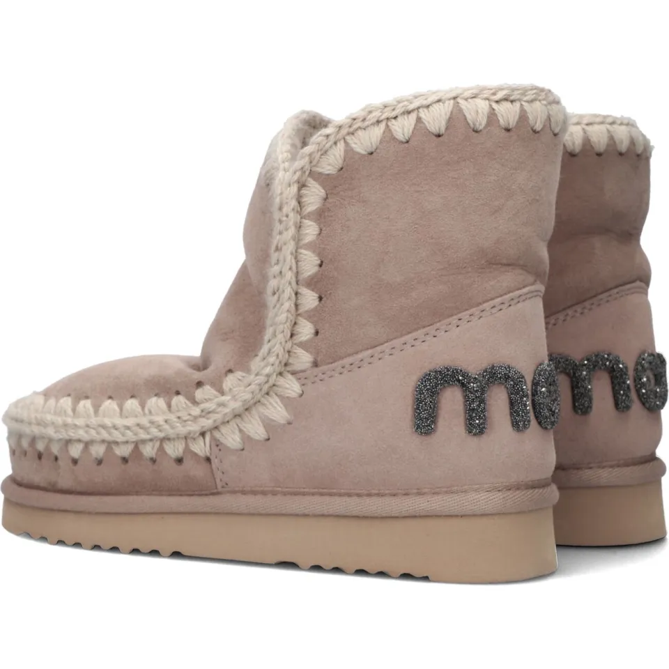 Mou Eskimo 18 glitter logo laars beige, foto 4