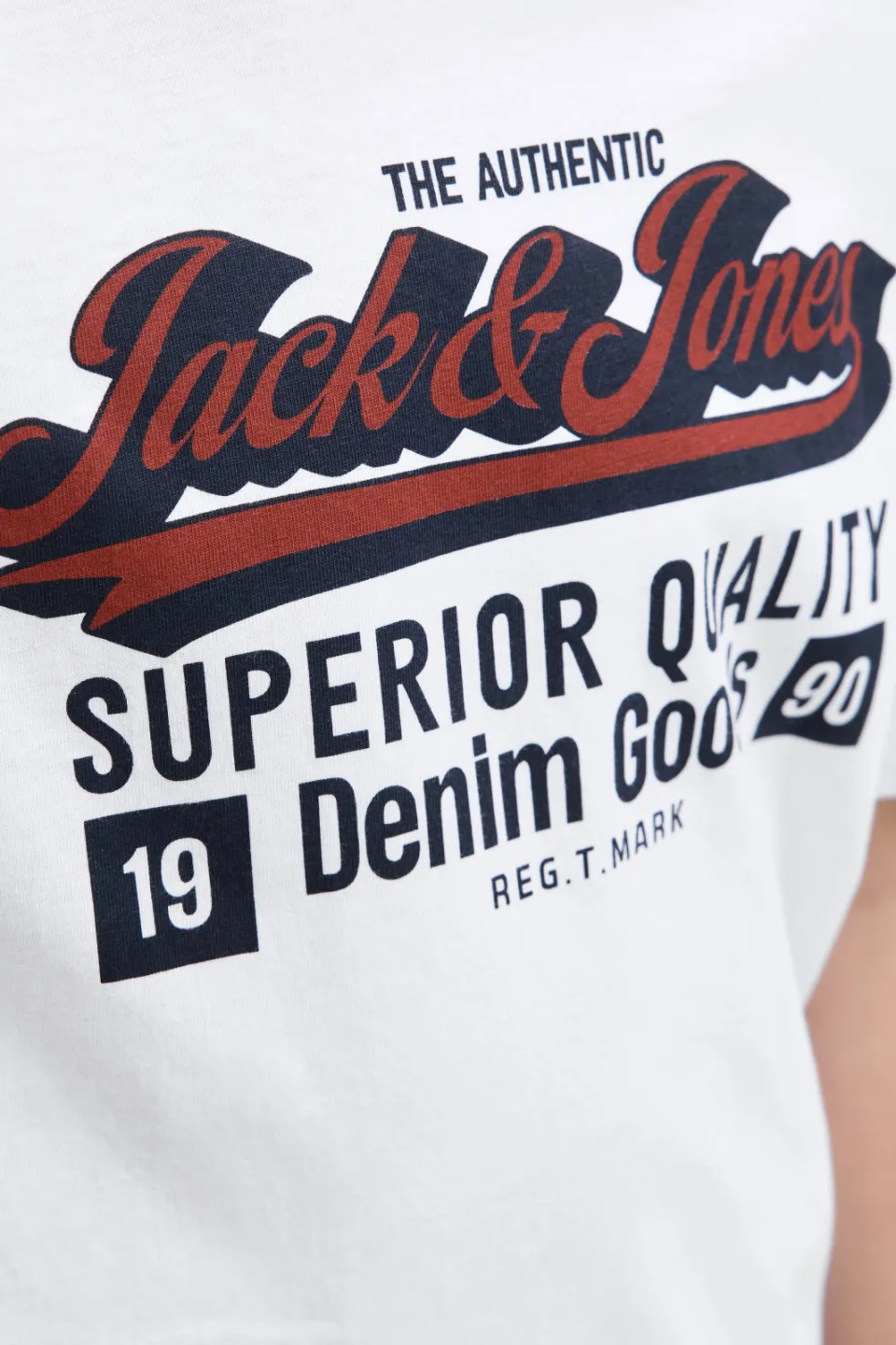 Jack & Jones Junior T-shirt wit, foto 6