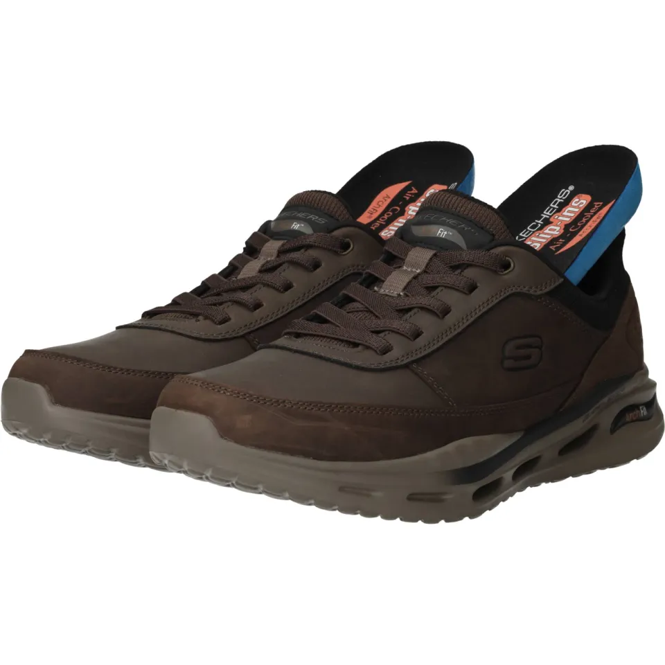 Skechers Slip-Ins Arch Fit Orvan instapper bruin, foto 5