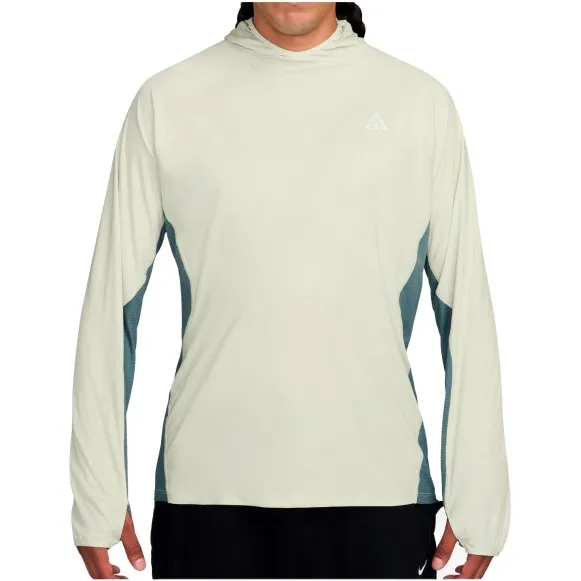 Nike ACG Solar Chase Dri-Fit UV L/S Hooded Top - Hardloopshirt, beige
