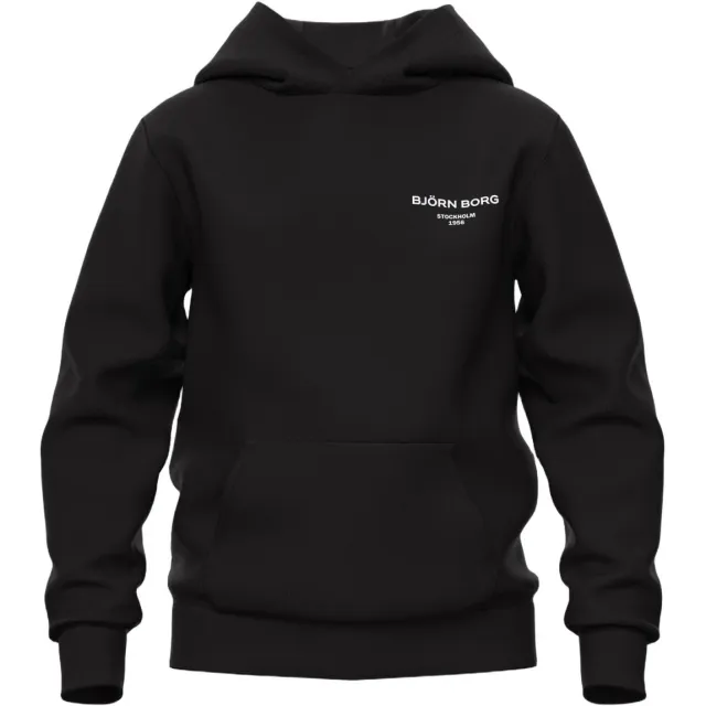 Björn Borg hoodie met logo - zwart