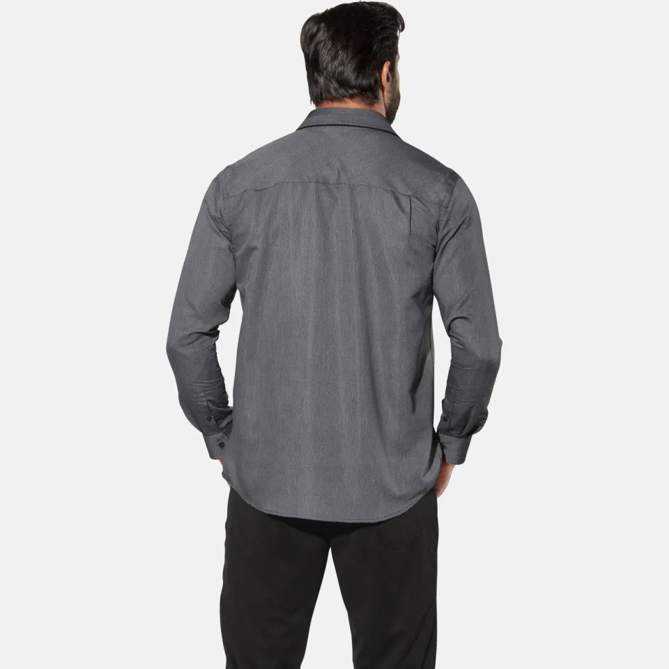 Jan Vanderstorm +FIT Collectie loose casual overhemd Plus - (set van 2) grijs, foto 5