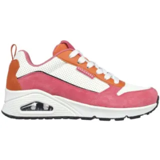 Skechers Uno 2 Much Fun lage sneakers roze