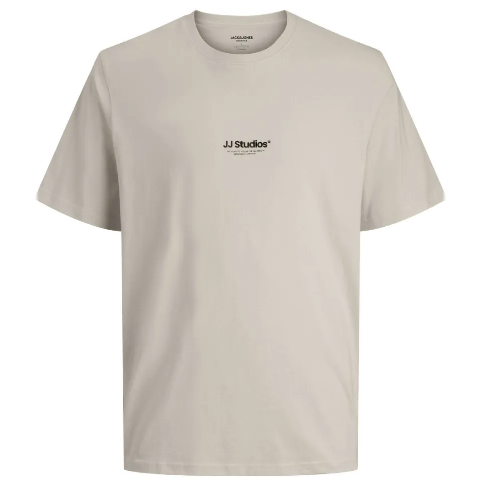 Jack & Jones junior T-shirt beige met tekst, foto 2