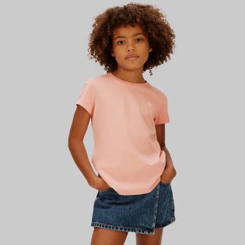 Calvin Klein T-shirt zalmroze zwart/zalmroze, foto 4