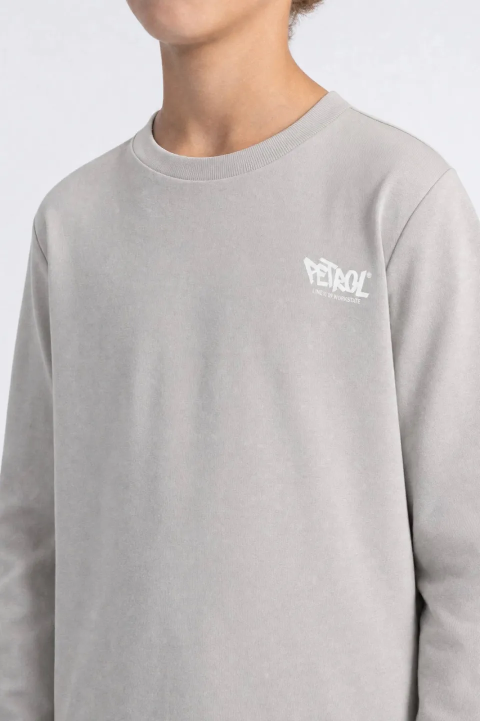 Petrol Industries sweater met backprint - grijs, foto 8