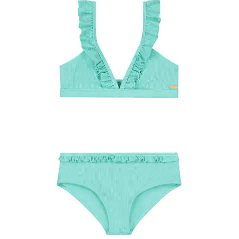 Shiwi The Sunshine Brand triangel bikini Bella lichtgroen Meisjes Polyamide