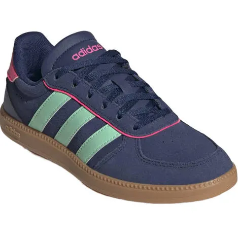Adidas Sportswear Breaknet Sleek imitatieleren sneakers - donkerblauw/mintgroen, foto 3
