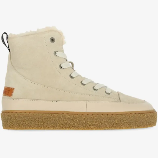 Shabbies Amsterdam CHEWY LILY Ankle boot suede Light Grey