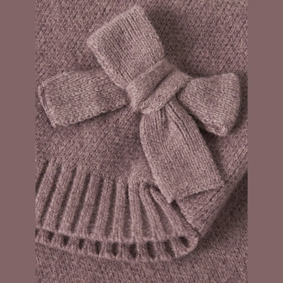NAME IT MINI gebreide trui - paars, foto 4