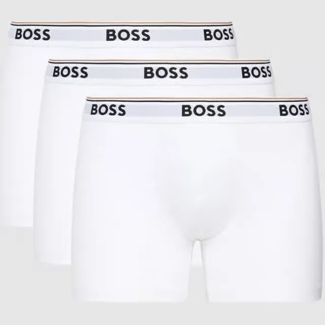 Boss Power boxershorts 3-pack wit, foto 2