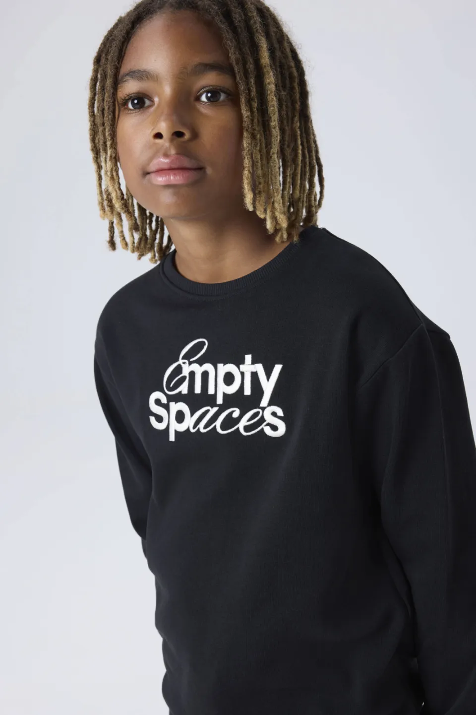 NAME IT KIDS sweater met borduursels - zwart, foto 5