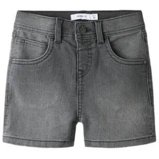 NAME IT MINI straight denim short grey denim Medium Grey Denim
