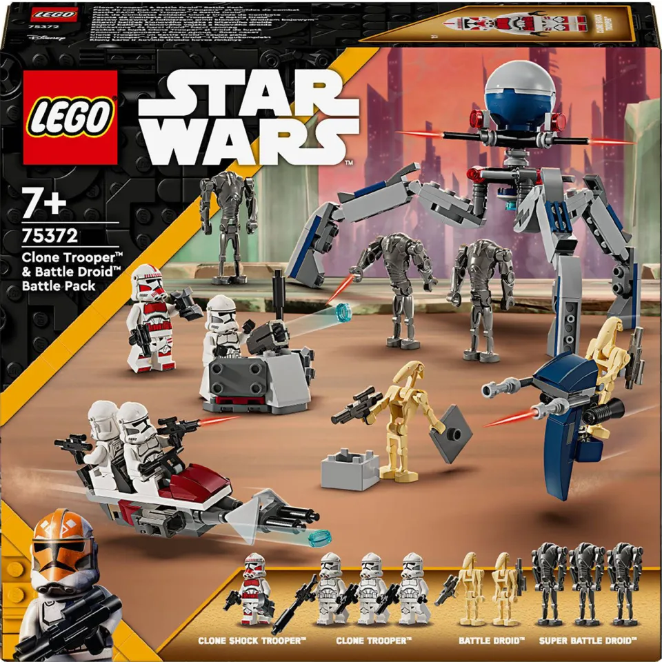 Lego Star Wars Clone Trooper & Battle Droid Battle Pack Bouwbaar The Clone Wars Speelgoed 75372, foto 5