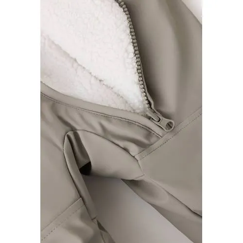 Mango gewatteerde winteroverall taupe, foto 3