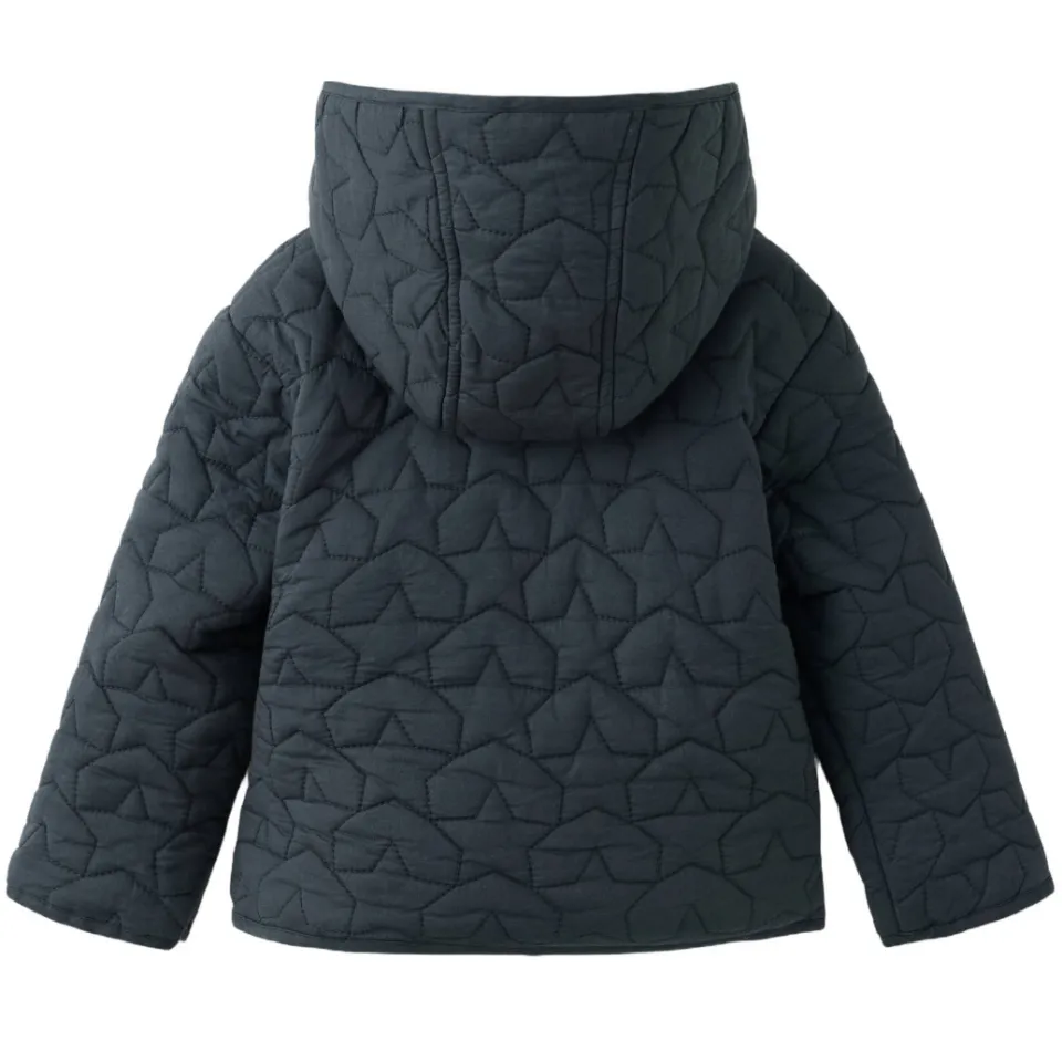 Mango Kids quilted tussenjas marineblauw, foto 2