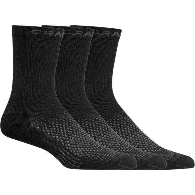 Craft Active High sokken 3-pack zwart
