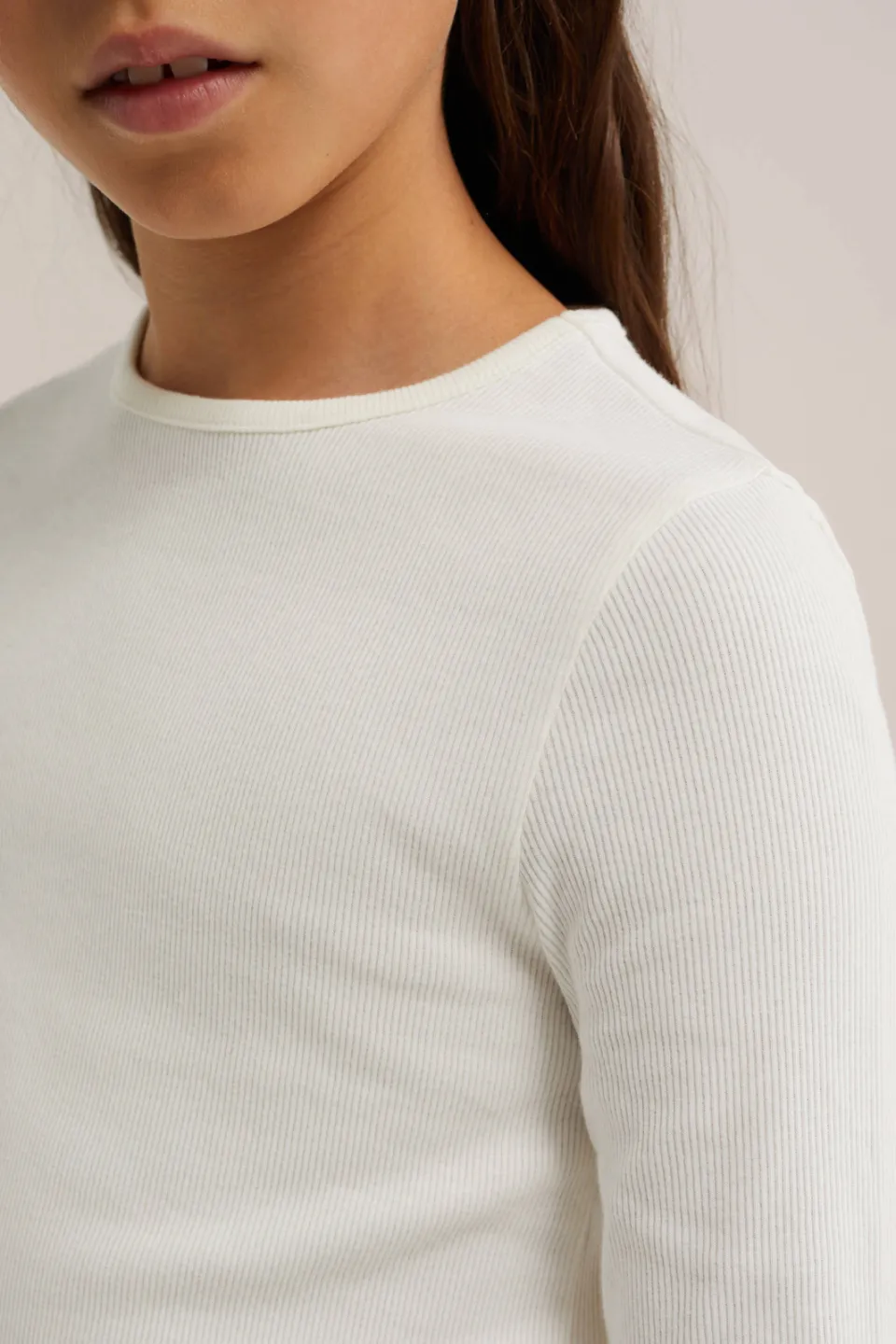 WE Fashion longsleeve ecru, foto 6