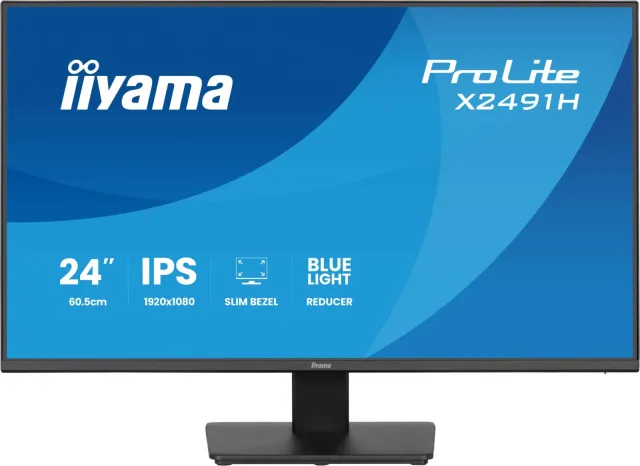 Iiyama ProLite X2491H-B1 monitor zwart