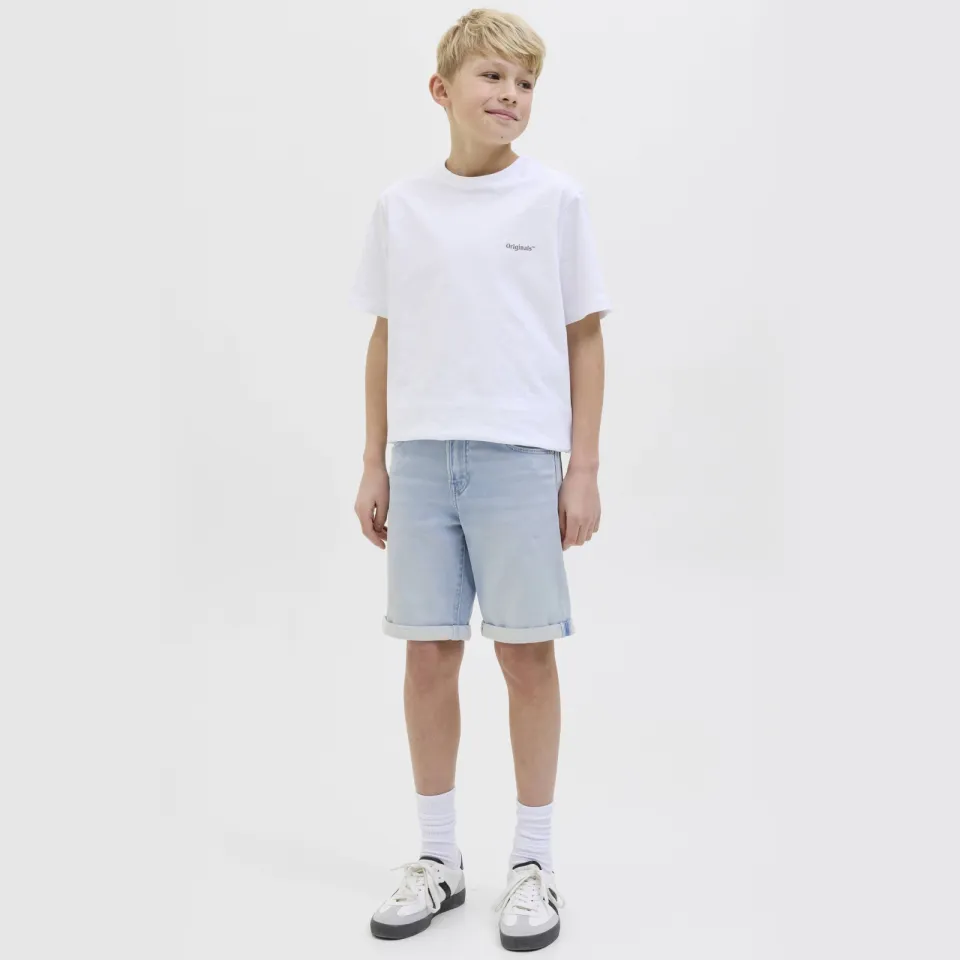 Jack & Jones denimshort lichtblauw Blue Denim