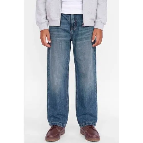 Jack & Jones JUNIOR baggy jeans JJIALEX JJCREW - blue denim, foto 6