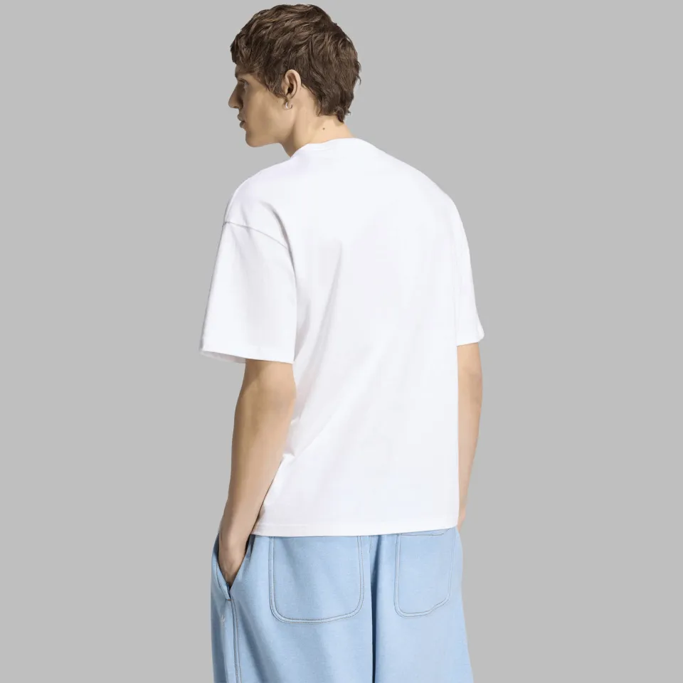 Adidas Originals regular fit T-shirt - wit, foto 4